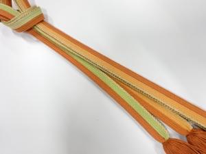 正絹　撚り房　手組帯締め